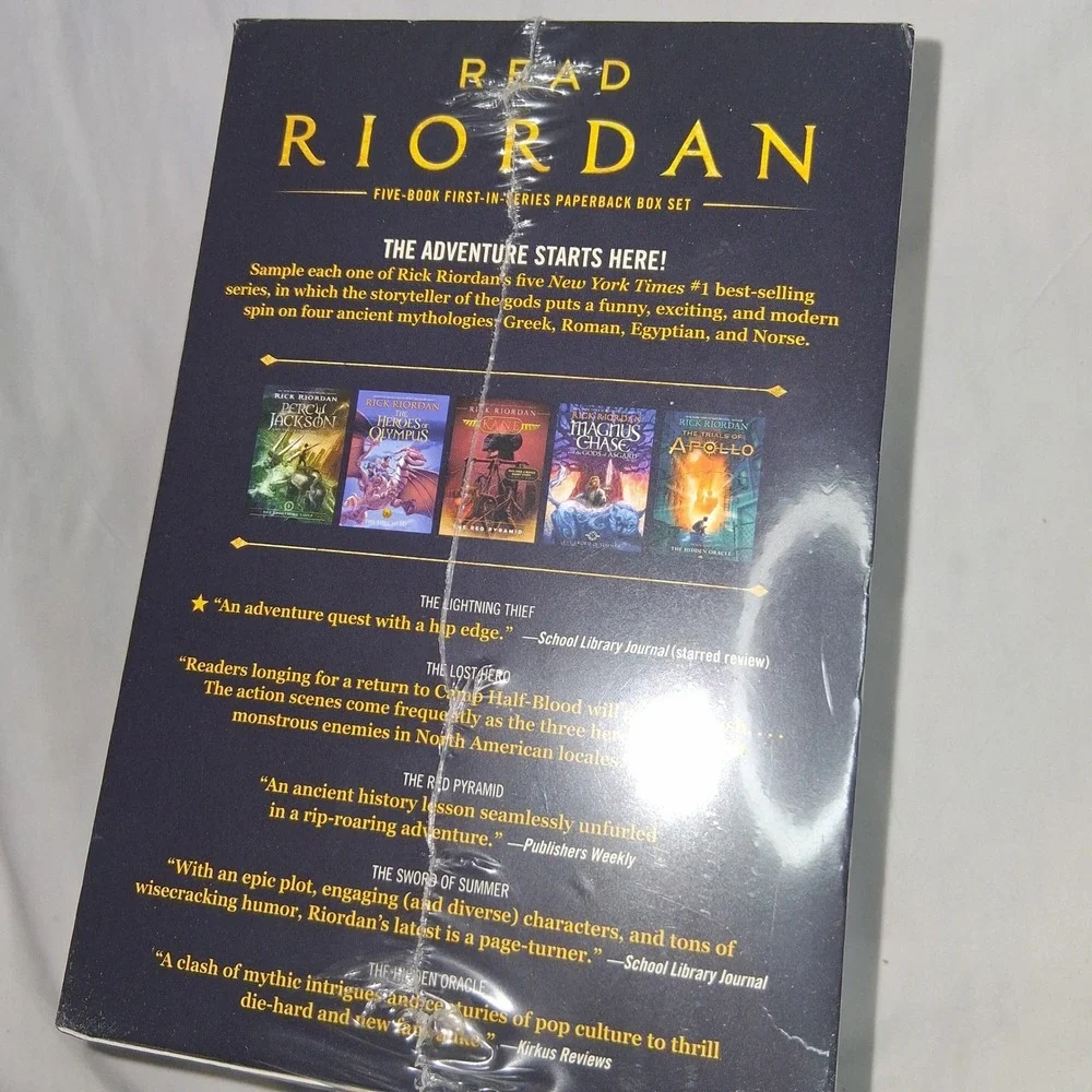 Rick Riordan Book Set The Lightning Thief Heroes of Olympus‎ Paperback
